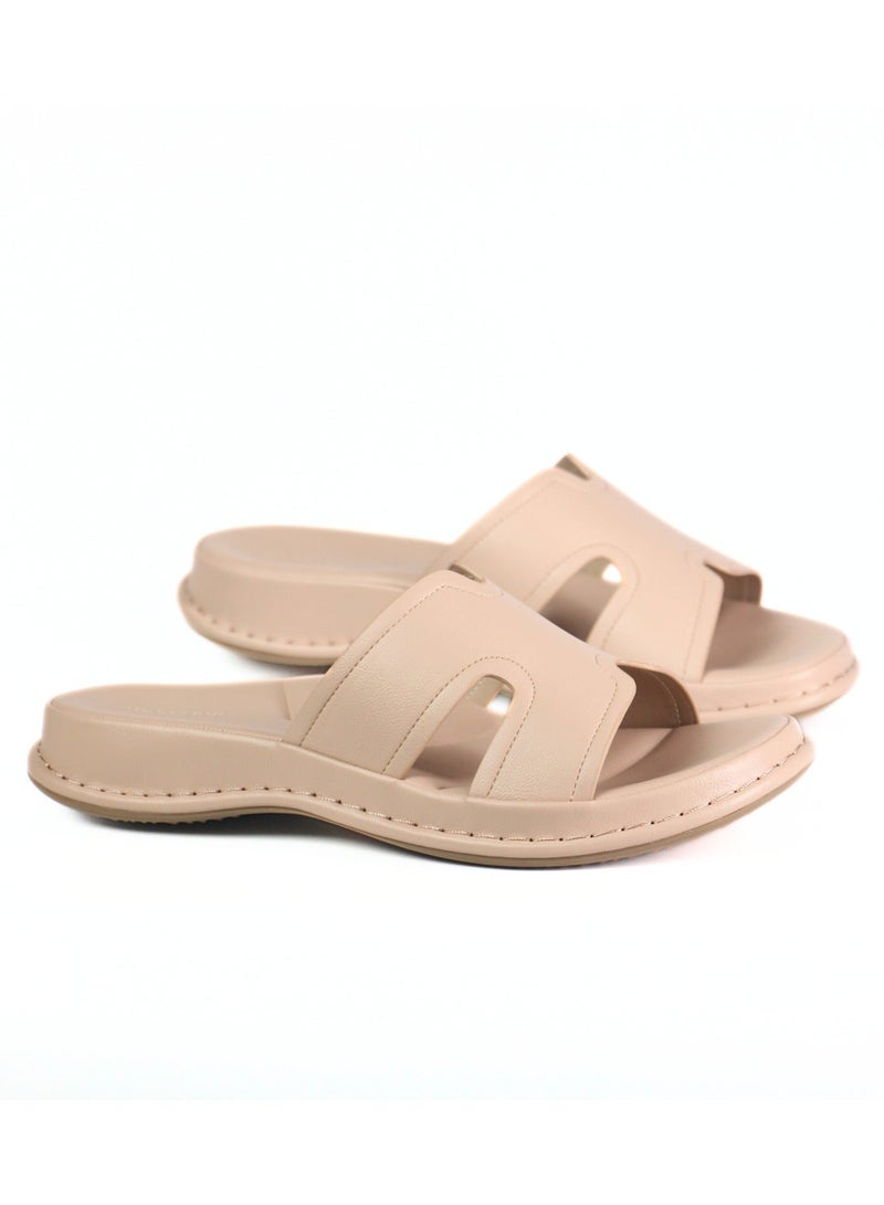 Mon Ami Women Comfort Slide Sandals | Soft Cushioned Footbed | Lightweight Easy Slip On Design | Anti Slip Sole | Open Toe Daily Wear Sandals | Comfortable Footwear For Home Casual Use Walking And Everyday Comfort - Image 3